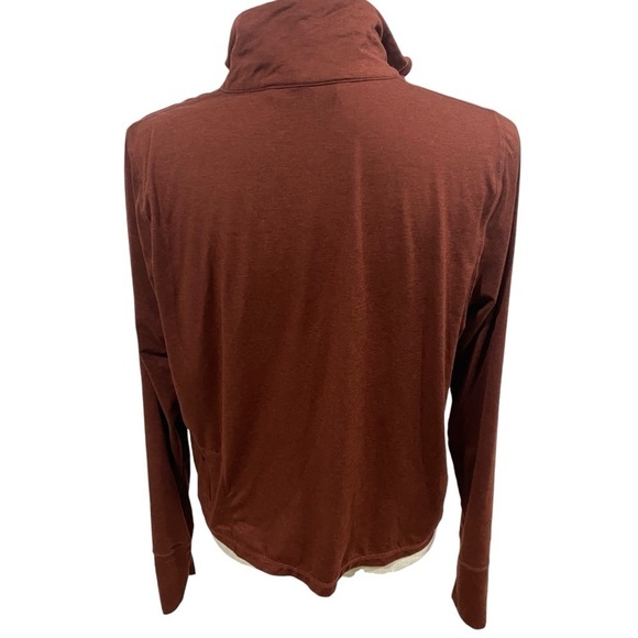 Vuori Women’s 1/4 Zip Pullover Size Medium Burnt Orange / Brown / Red - Picture 3 of 14